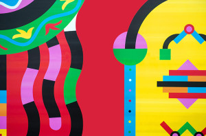 16/06/16 - 16061603 - GLASGOW CITY COUNCIL TRAMWAY - GLASGOW Art from Another India - Artist Gabriella Marcella.