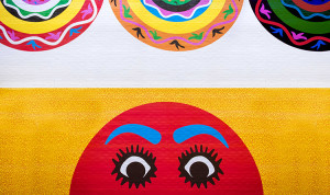 16/06/16 - 16061603 - GLASGOW CITY COUNCIL TRAMWAY - GLASGOW Art from Another India - Artist Gabriella Marcella.