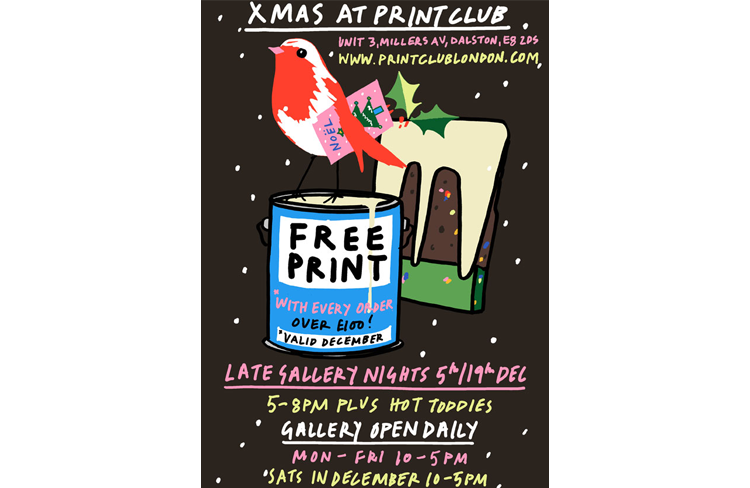 Print Club London Christmas prints