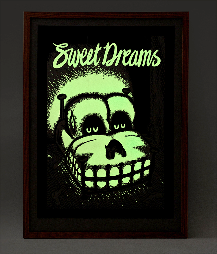 Sweet Dreams Prints Dave The Chimp