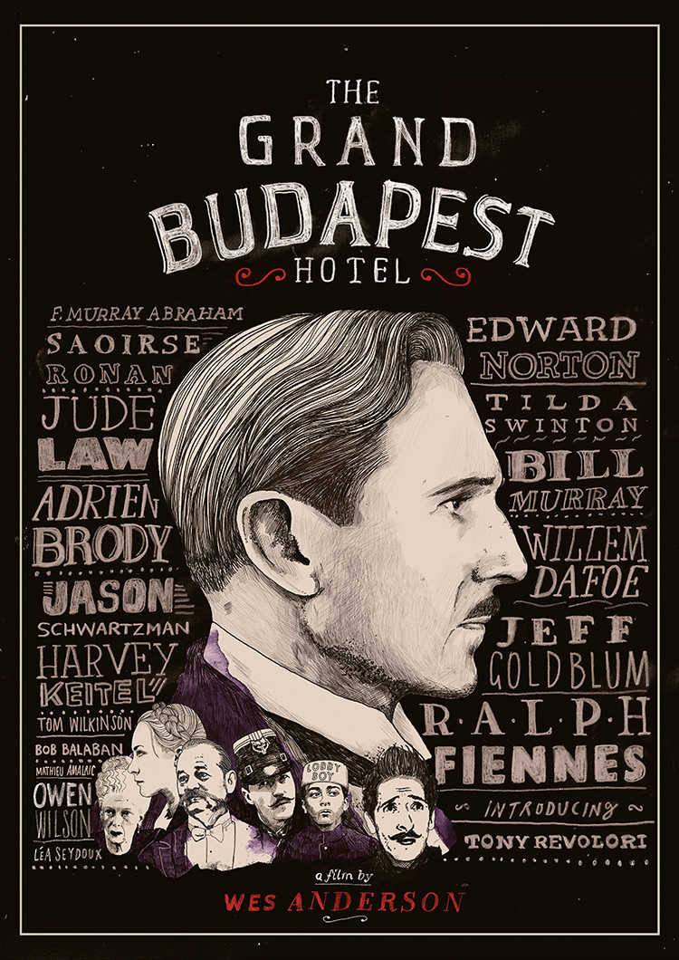 Peter Strain | The Grand Budapest Hotel Poster