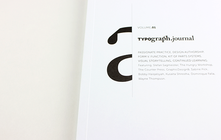 Typograph journal