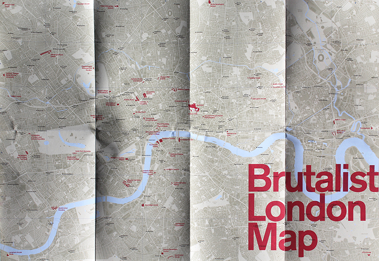 Brutalist Map London