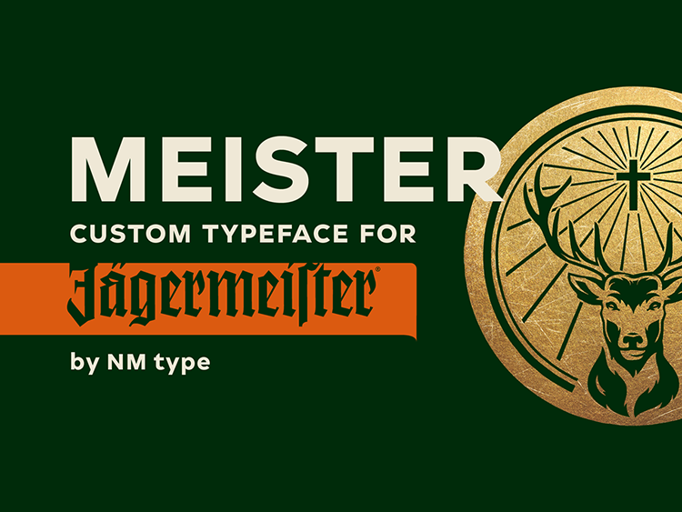 Custom Typeface for Jägermeister People of Print