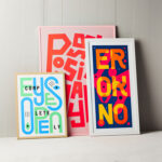 Words to Live by in Latest Typographic Prints by Dotto