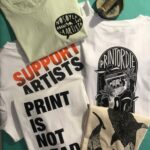 PRINT IS NOT DEAD by Natalia Ros | Handprinted T-Shirts